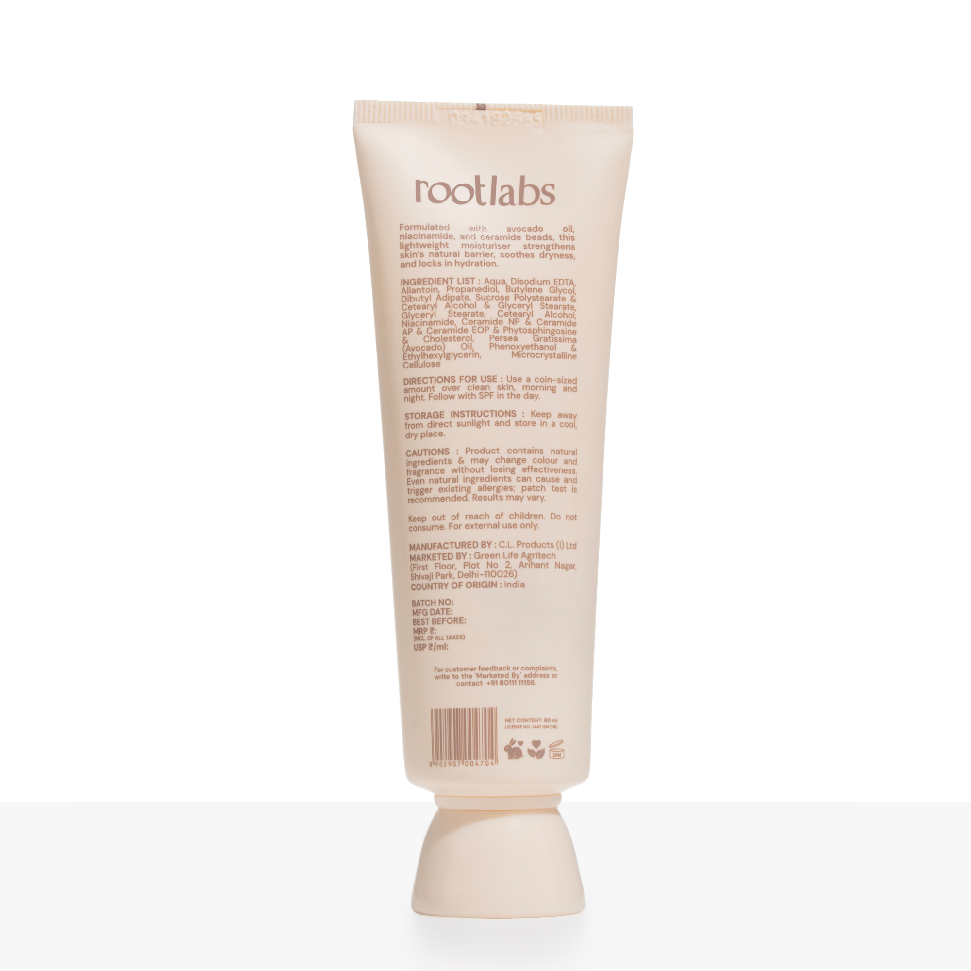 Barrier-Building Face Moisturiser With 3% Ceramides